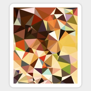 Cubist Abstract Pattern Sticker